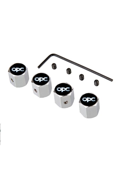 GARDENAUTO Opel Corsa C Opc Logolu Krom Renk Açılmayan Metal Sibop Kapağı