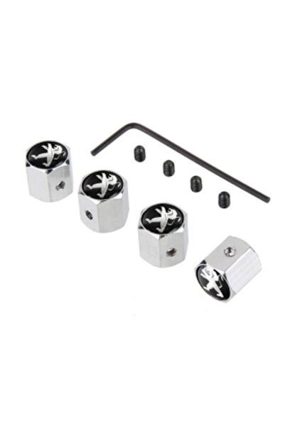 GARDENAUTO Μεταλλικό κάλυμμα βαλβίδας με χρωμιωμένο κλείδωμα Peugeot Bipper