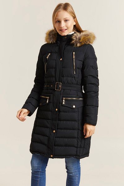 DYNAMO Mantel - Schwarz - Puffer