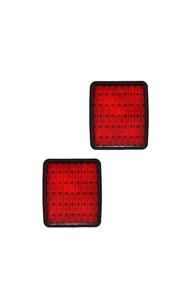 ALPHA AUTO PART Rear Bumper Reflector 2 Pieces for Fiat Doblo, Citroen, Peugeot