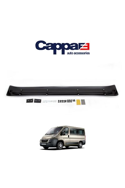 Cappafe Citroen Relay Piano Black Acrylic Terek - Windshield Sunshade and Visor Visor Hat 2006-2014
