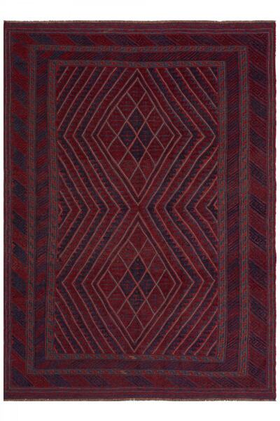 Naar Halı Afgan Berceste 18074 203x276 Kırmızı El Dokuma Kilim ~ 5.6 M2
