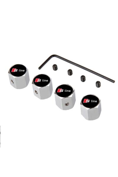GARDENAUTO For Audi A4 1996-2001 S Line Logo Chrome Color Non-Open Metal Valve Cover