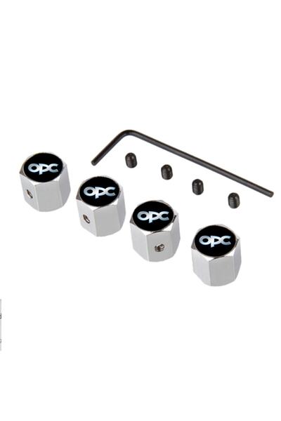 GARDENAUTO Opel Adam - Chrome Color Alyan Valve Cap, Anti-Theft Safe