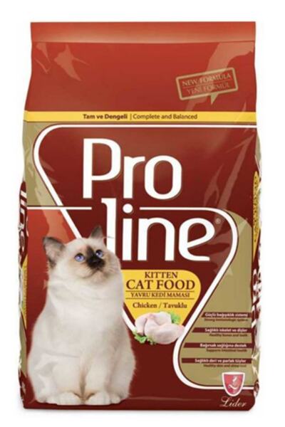Proline Yavru Kedi Kitten Cat Food Chicken Tavuklu Yavru Kedi Maması 1,5 kg