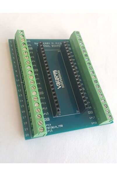 Raspberry Pi Pico Terminal Adaptör Board Vidalı Klemens Soketli