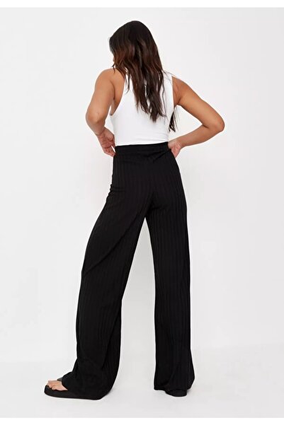 AS Anita Store Wide Leg Fitilli Triko Pantolon