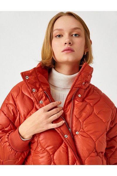 Koton Mantel - Rot - Puffer