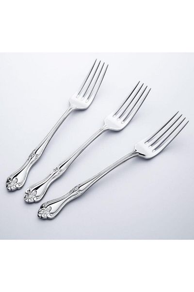 Nehir Lalezar Food Fork Set of 6 Dinner Forks