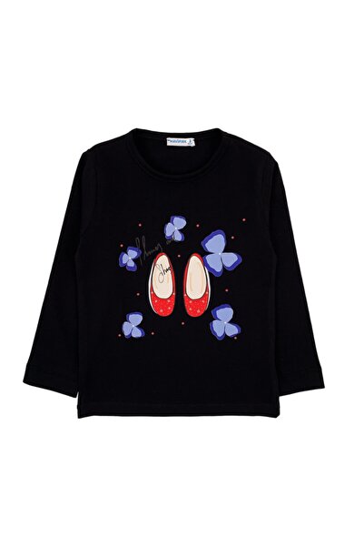 Mavipink - Devojčica, crvene cipele, majica sa dugim rukavima od pamučnog mat...