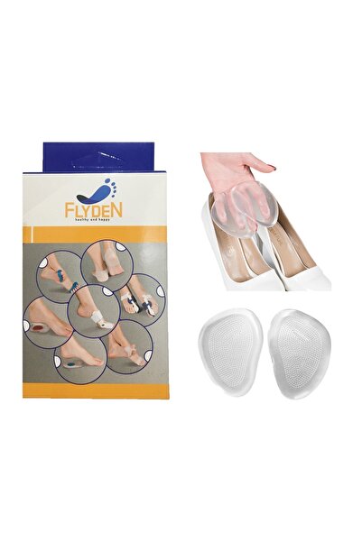 FLYDEN Silikon Ayakkabı Kaydırmaz Tabanlık Ayak Nasır Koruyucu Yapışkan Ön Ka...