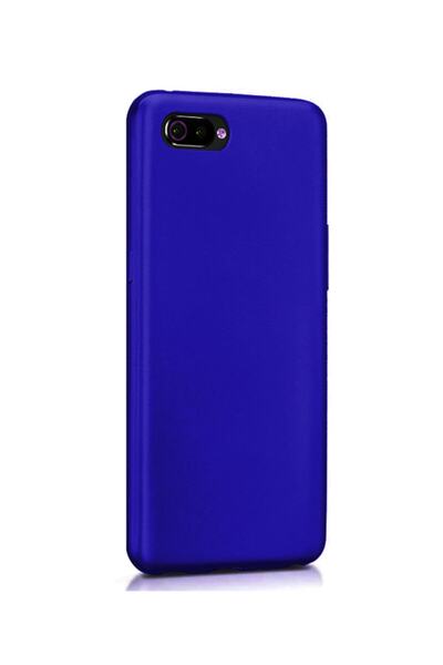 Molly Realme C2 Uyumlu Saks Mavisi Mat Silikon Kılıf