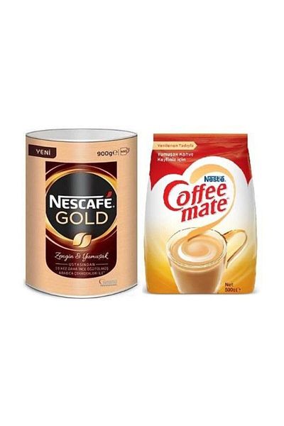 Nescafe Gold 900 Gr - Granulated Coffee Coffee Mate 500 Gr
