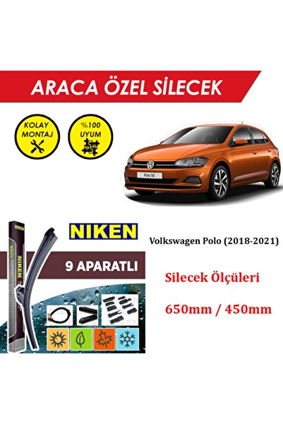 MeyZone Volkswagen Vw Polo Ön Cam Silecek Takımı ( 2018-2021)