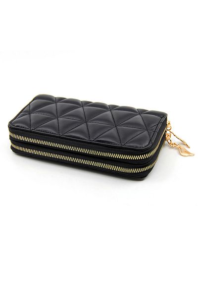 Paul Brand Portofel de damă negru cu curea de mână