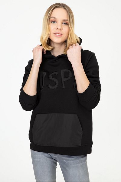 U.S. Polo Assn. Hanorac negru pentru femei