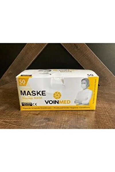 gzl medikal Medikal Maske 3 Katlı Meltblownlu Burun Telli 50'li Kutu Maske(YU...