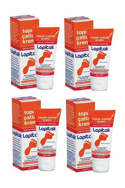 Lapitak Heel Crack Care Cream 60 ml 4 Pieces