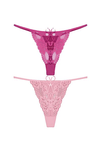 Zena 2-Piece Lace Thong Women's Panties