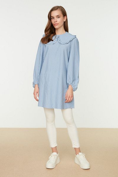 Trendyol Modest Tunic - Blue - Regular fit