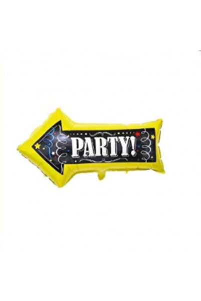 Folyo Balon Party Ok Işareti 44cm X 72cm
