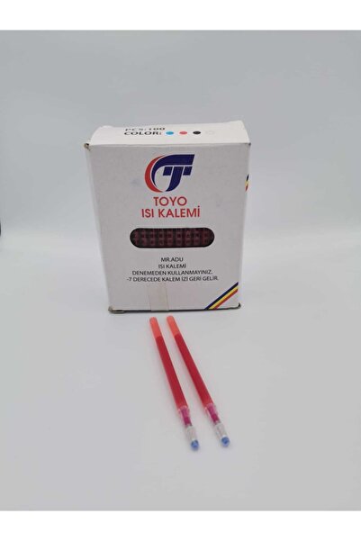 Isı Ile Uçan Silinebilen Kalem (50 Adet Kırmızı)