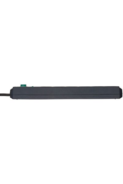 Brennenstuhl Eco Line Serisi 6 Soketli 1,5 Metre 13.500 Mah Akım Korumalı Uzatma Priz Antrasit
