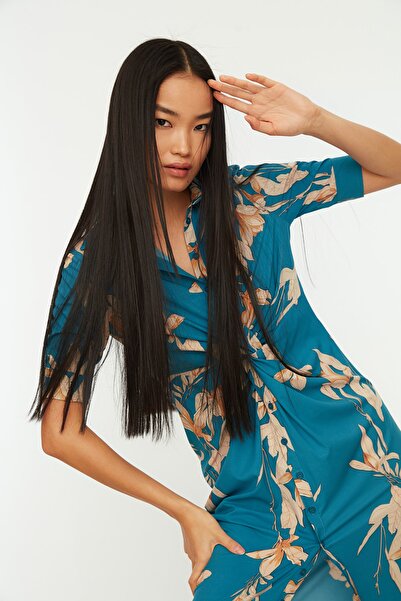 Trendyol Collection Multicolored Drawstring Detail Dress