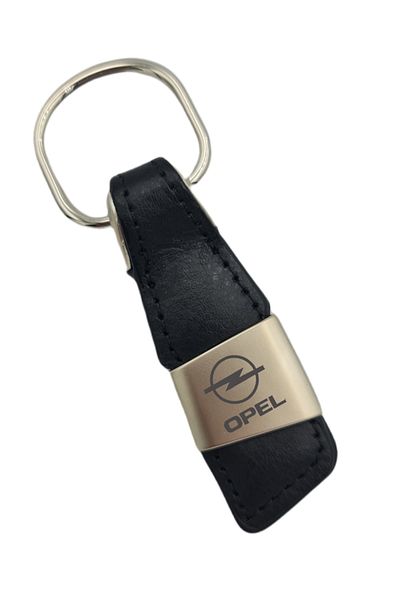 SEDEF SİLVER New Model Luxury Artificial Leather Opel Compatible Car Keychain 60185