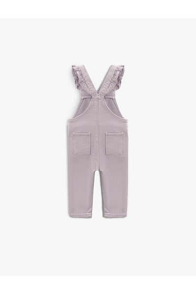 Koton Salopet Denim-Overall aus geknöpfter Baumwolle