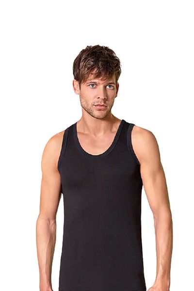 Berrak Pack of 2 Men's Black Color Modal Lycra Sports Athlete
