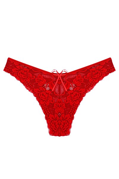 Zena 2-Piece Lace High Waist Brazil Thong Women's Panties