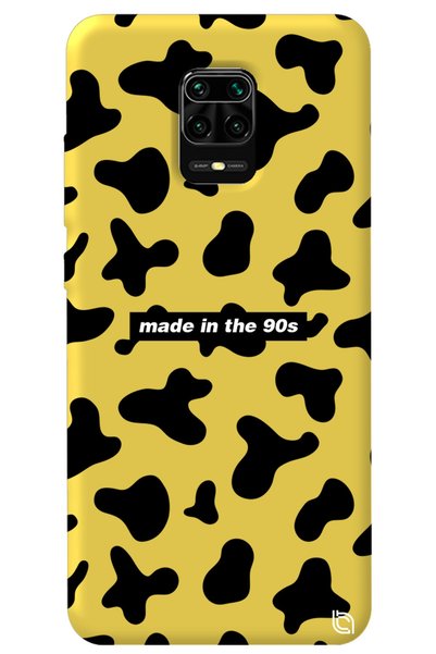 WANNA PROTECT Xiaomi Redmi Note 9S Yellow Color Premium Velvet Inside 90S Pat...