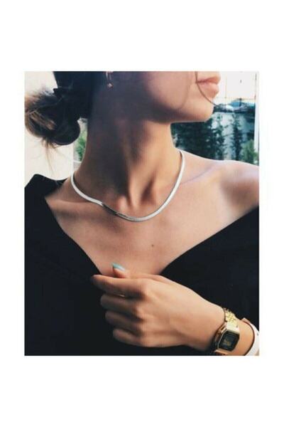 Goldmine İtalyan Zincir Kolye Unisex Gümüş