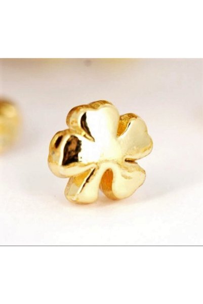 Lade 10Pcs Gold Plated Clover Beads Bracelet Necklace Anklet End
