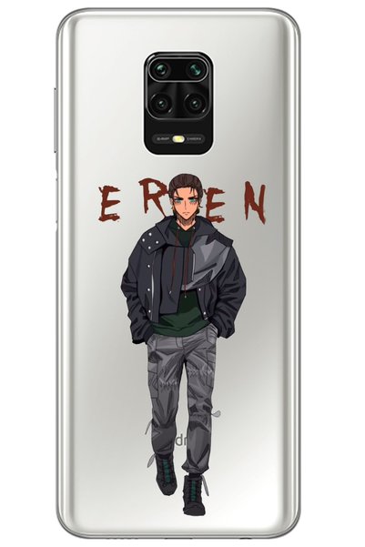 WANNA PROTECT حافظة هاتف Xiaomi Redmi Note 9 Pro Attack On Titan Eren من السي...