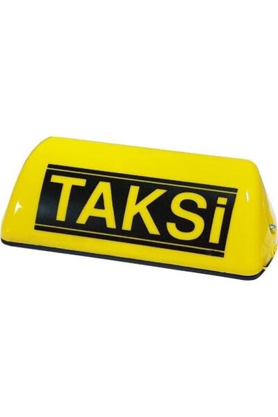 Genel Markalar Serkar 25917-taksi Levhası Komple Sarı Yazılı