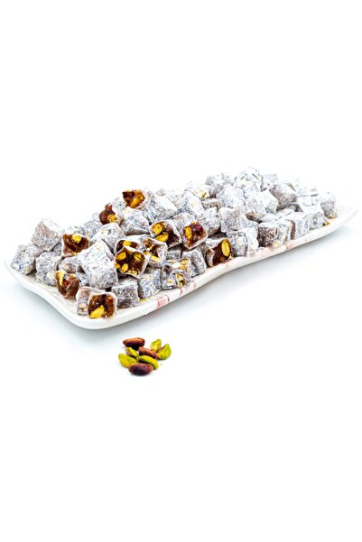 Dadak Lokum ve Kuruyemiş 1 كجم حلقوم تركي صغير - مع سكر بودرة وفستق