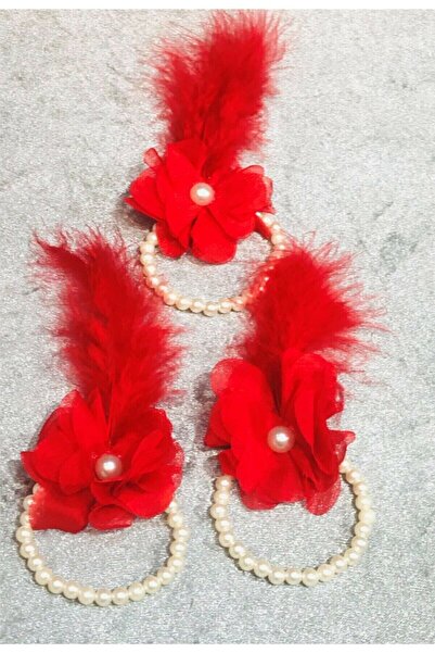 Genel Markalar Incili Tüylü Nedime Bilekliği 12 Adet – Magnet, Hediyelik, Süs...