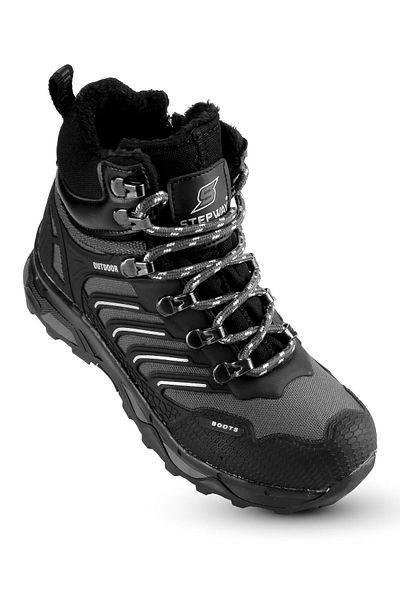 KAPTAN JUNIOR Boy's Shearling Traking Boots Outdoor Fgme 205