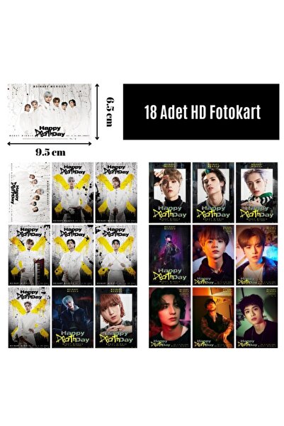 Kpop Dünyasi Xdınary Heroes '' Happy Death Day '' Fotokart Seti