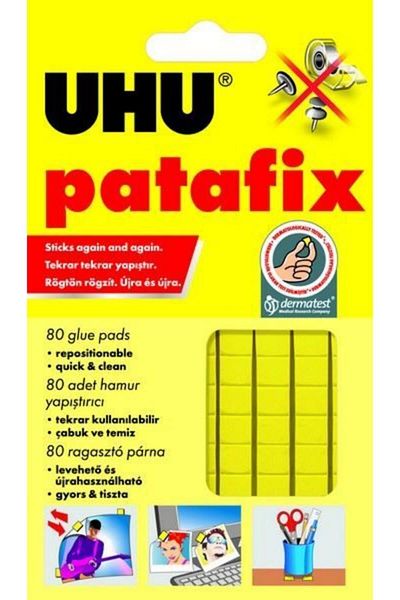 Uhu Yellow Patafix - Adhesive Feature