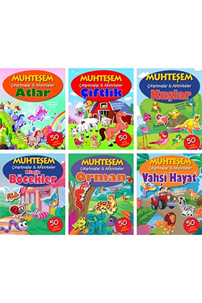 Parıltı Yayıncılık Muhteşem Çıkartmalar Ve Aktiviteler Serisi/3+ Yaş/okul Önc...