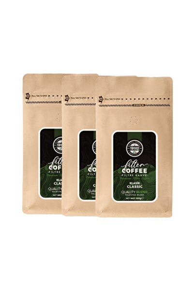 By Tüfekçi Gold Ground Filter Coffee 3 X 250 Gr |   Advantageous Package |   ...