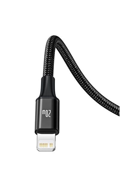 Baseus Rapid Serisi Usb-c Kablo 3in1 Mikro Usb/lightning/usb-c 20w 1,5m Şarj Kablosu Siyah