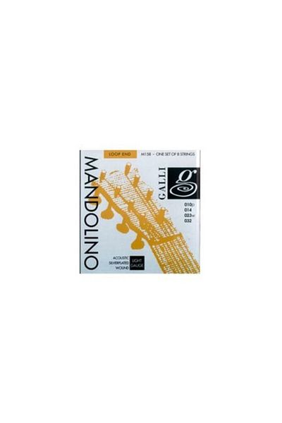 GALLİ M158 Silver Plated Mandolin Wire Set, Light 10-32