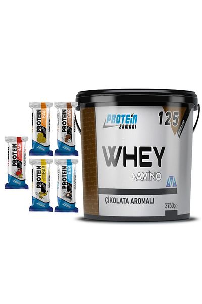 Protein Zamanı Whey Amino Protein Powder 125 Service 5 Protein Bar