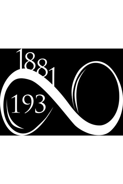 TSC ملصق أتاتورك والإنفينيتي 20 سم أبيض