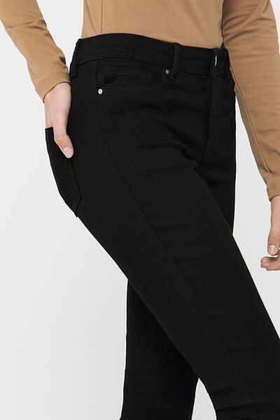 Trn JNS Tess Move Ikon, blugi negri skinny, pantaloni din denim (SKYBLACK)