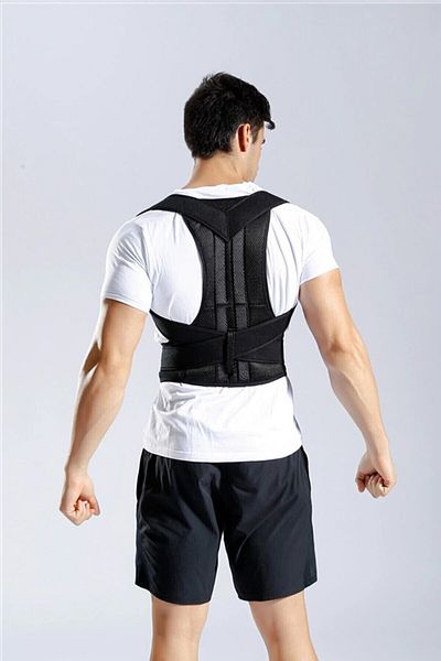 Ankaflex Men's Black Underwire Upright Posture Corset